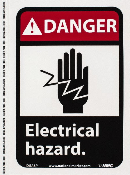 Electrical hazard. Sign - AccuformNMC DGA8P