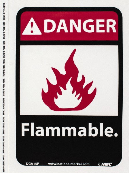 Danger - Flammable Sign - AccuformNMC DGA15P