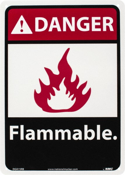 Danger - Flammable Sign - AccuformNMC DGA15RB