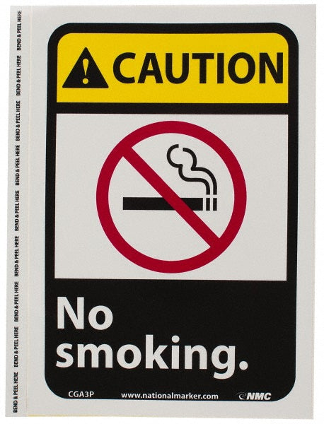 NO SMOKING. Sign - AccuformNMC CGA3P