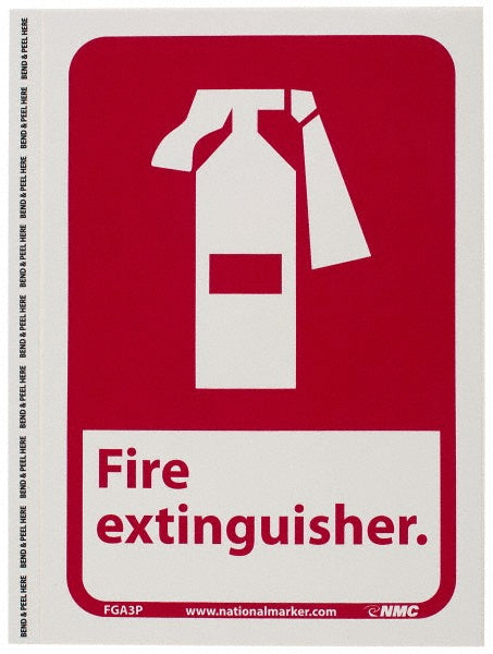 Fire Extinguisher Sign - AccuformNMC FGA3P
