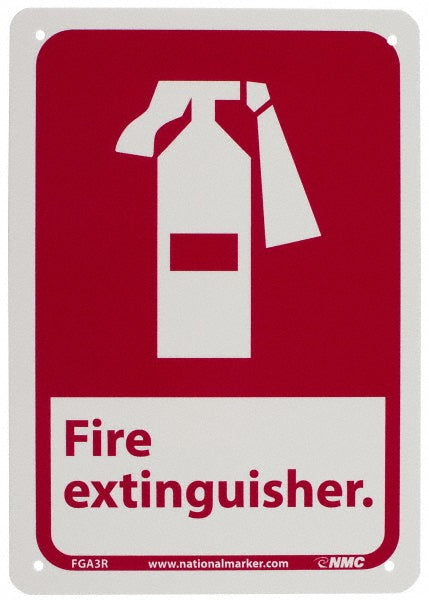 Fire Extinguisher Sign - AccuformNMC FGA3R