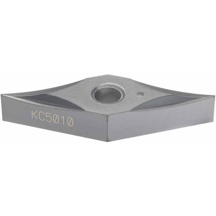 V - Diamond (Rhombic) 35-Deg 3/8" IC Carbide Insert, Grade KC5010, TiAlN - Kennametal 1868464