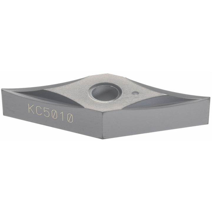 V - Diamond (Rhombic) 35-Deg 3/8" IC Carbide Insert, Grade KC5010, TiAlN - Kennametal 1868465