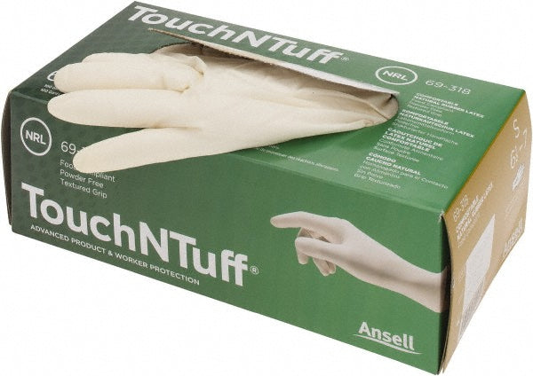 Natural Latex Gloves - Ansell 6931800S