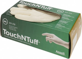 Natural Latex Gloves - Ansell 6931800M
