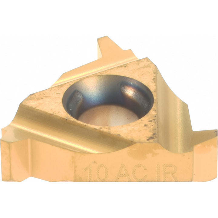 3/8" IC Solid Carbide Insert, Grade BXC, Coated - Carmex 16IR10ACMEBXC