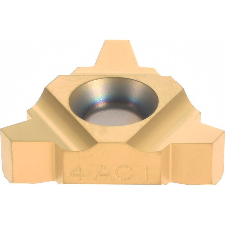 1/2" IC Solid Carbide Insert, Grade P25C, Coated - Carmex 22UIR4ACMEP25C