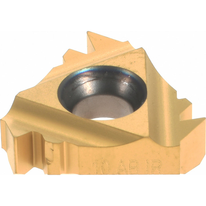 3/8" IC Solid Carbide Insert, Grade P25C, Coated - Carmex 16IR10ABUTP25C