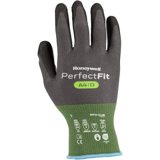 Medium Gray; Black Carbon; Elastane; HPPE; Nylon; Polyurethane Cut, Puncture & Abrasion-Resistant Gloves - Honeywell NPF24-0118N-8