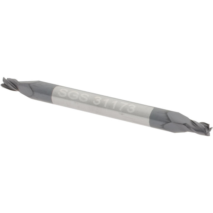 5/64" 4-Flute Solid Carbide Square End Mill, AlTiN - SGS 31173
