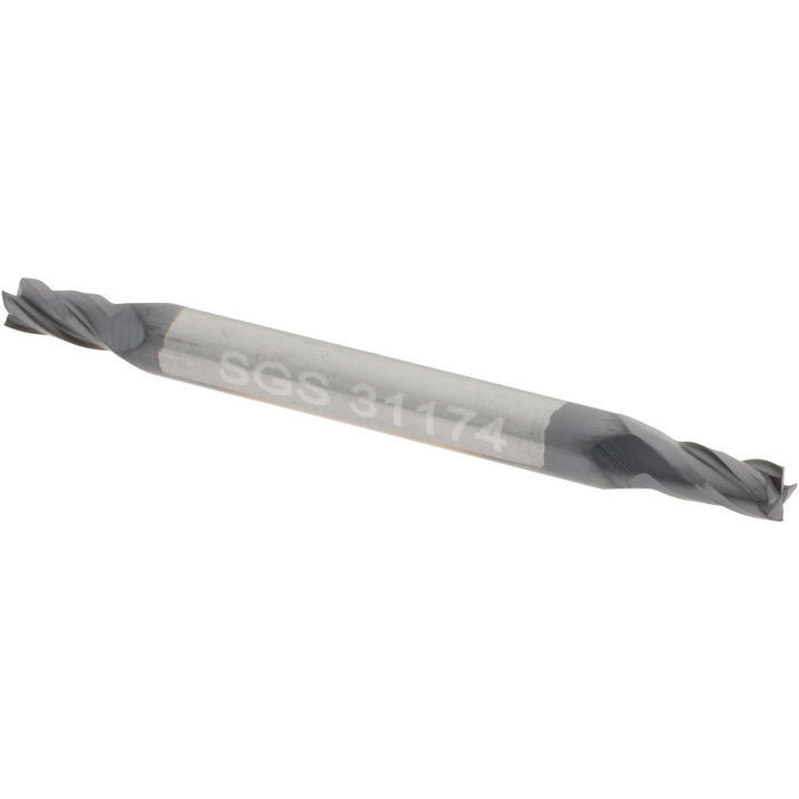 3/32" 4-Flute Solid Carbide Square End Mill, AlTiN - SGS 31174