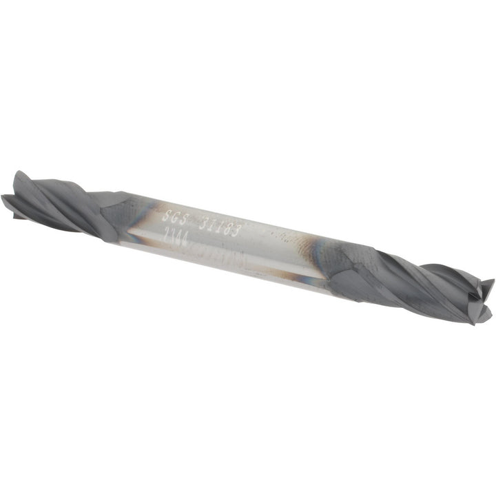 15/64" 4-Flute Solid Carbide Square End Mill, AlTiN - SGS 31183