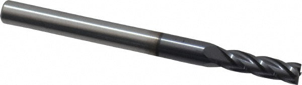7/64" 4-Flute Solid Carbide Square End Mill, AlTiN - SGS 30197