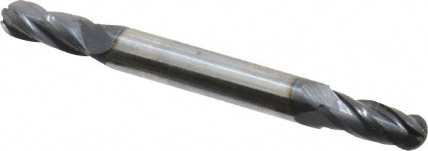 7/32" 4-Flute Solid Carbide Ball End Mill, AlTiN - SGS 31230