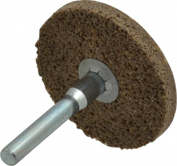 2 x 1/4" Aluminum Oxide Deburring Wheels Disc - Superior Abrasives A019570