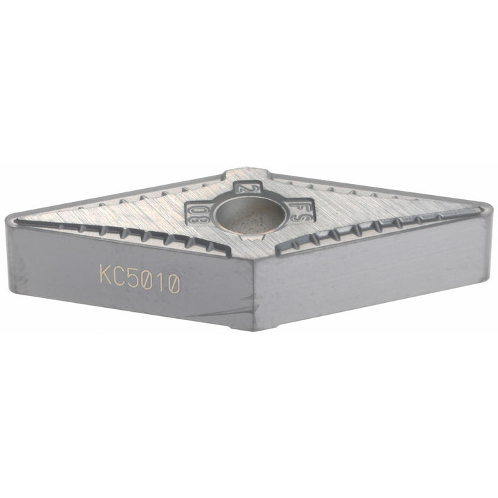 V - Diamond (Rhombic) 35-Deg 3/8" IC Carbide Insert, Grade KC5010, TiAlN - Kennametal 2250791