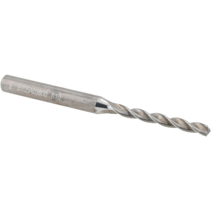 0.1496" Solid Carbide Drill Bit, 130° point - Kennametal 1199337