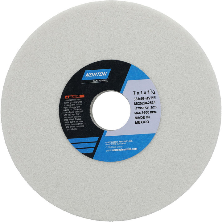 7 x 1" 46-Grit Aluminum Oxide Grinding & Cutoff Wheel - Norton 66252942534