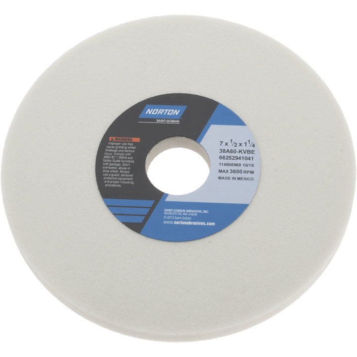 7 x 1/2" 60-Grit Aluminum Oxide Grinding & Cutoff Wheel - Norton 66252941041