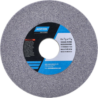 6 x 1/2" 46-Grit Aluminum Oxide Grinding & Cutoff Wheel - Norton 66252836380