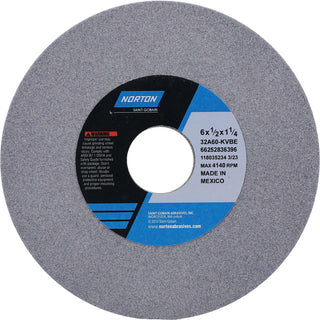 6 x 1/2" 60-Grit Aluminum Oxide Grinding & Cutoff Wheel - Norton 66252836396