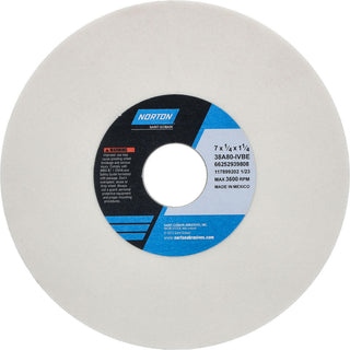 7 x 1/4" 80-Grit Aluminum Oxide Grinding & Cutoff Wheel - Norton 66252939808
