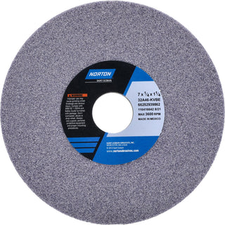 7 x 1/4" 46-Grit Aluminum Oxide Grinding & Cutoff Wheel - Norton 66252939862