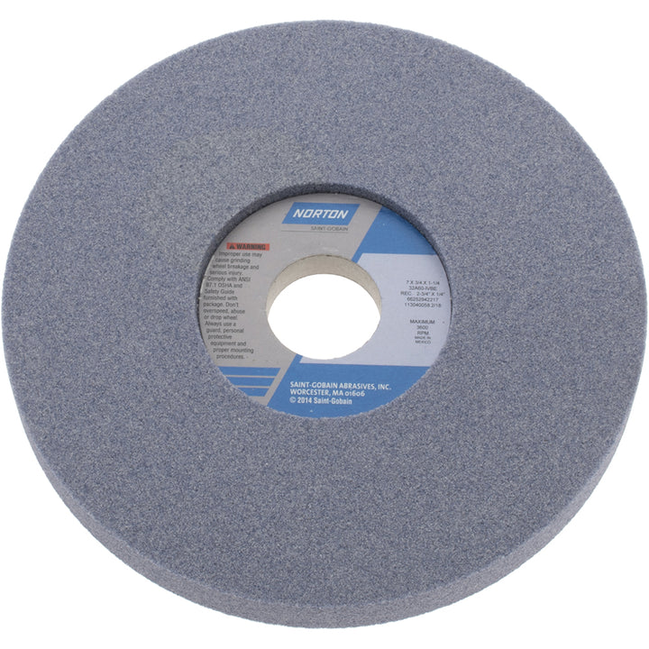 7 x 3/4" 60-Grit Aluminum Oxide Grinding & Cutoff Wheel - Norton 66252942217
