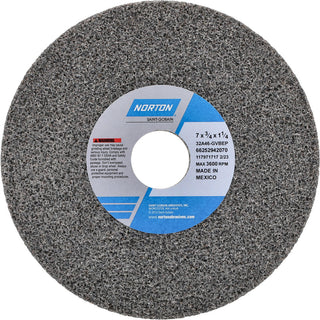 7 x 3/4" 46-Grit Aluminum Oxide Grinding & Cutoff Wheel - Norton 66252942070