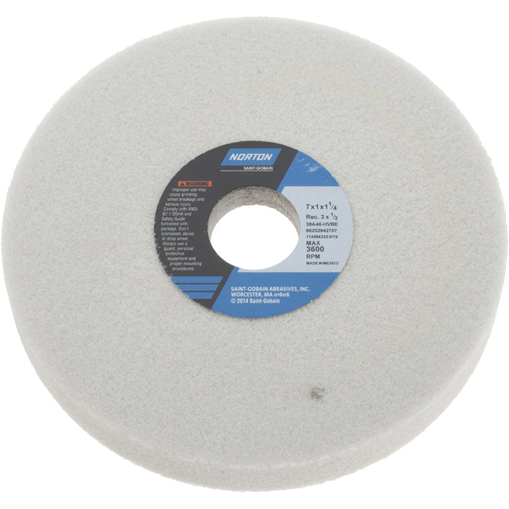 7 x 1" 46-Grit Aluminum Oxide Grinding & Cutoff Wheel - Norton 66252942707