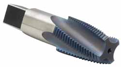 1-11-1/2 NPT High Speed Steel Tap, Blue Diamond - Reiff & Nestor 99593