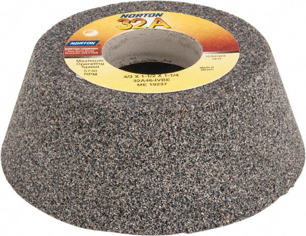 4 x 1/4" 46-Grit Aluminum Oxide Grinding & Cutoff Wheel - Norton 66243530240