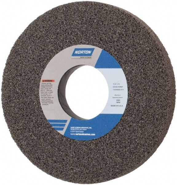 10 x 1" 46-Grit Aluminum Oxide Grinding & Cutoff Wheel - Norton 66253161034