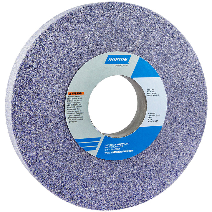 10 x 1" 46-Grit Aluminum Oxide Grinding & Cutoff Wheel - Norton 66253160754