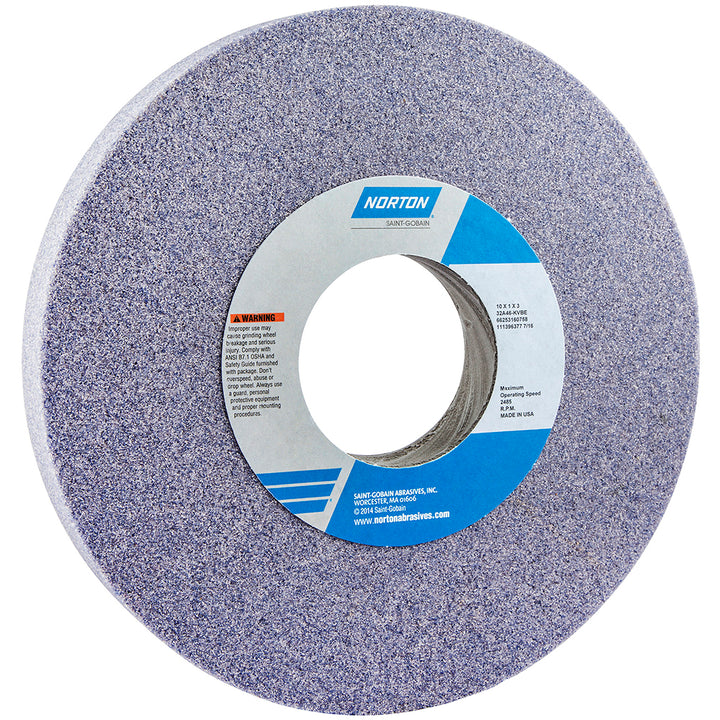 10 x 1" 46-Grit Aluminum Oxide Grinding & Cutoff Wheel - Norton 66253160758