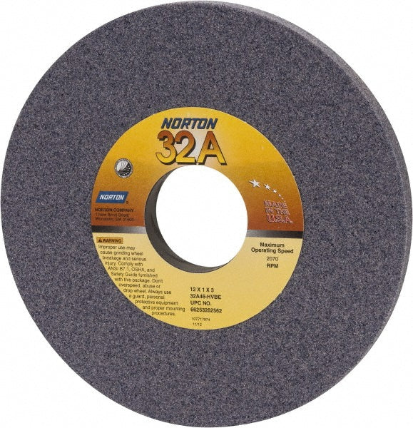 12 x 1" 46-Grit Aluminum Oxide Grinding & Cutoff Wheel - Norton 66253262562