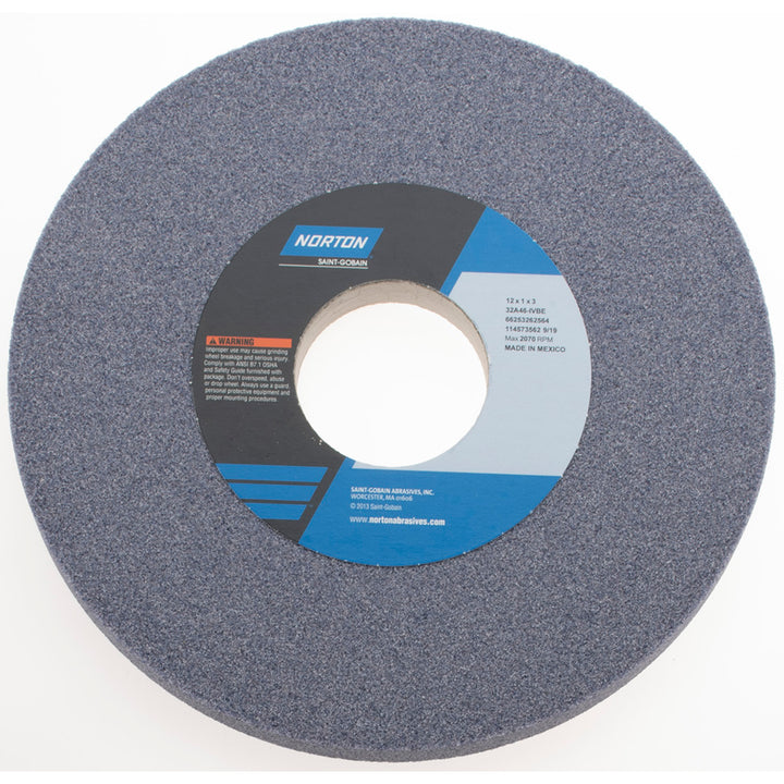 12 x 1" 46-Grit Aluminum Oxide Grinding & Cutoff Wheel - Norton 66253262564