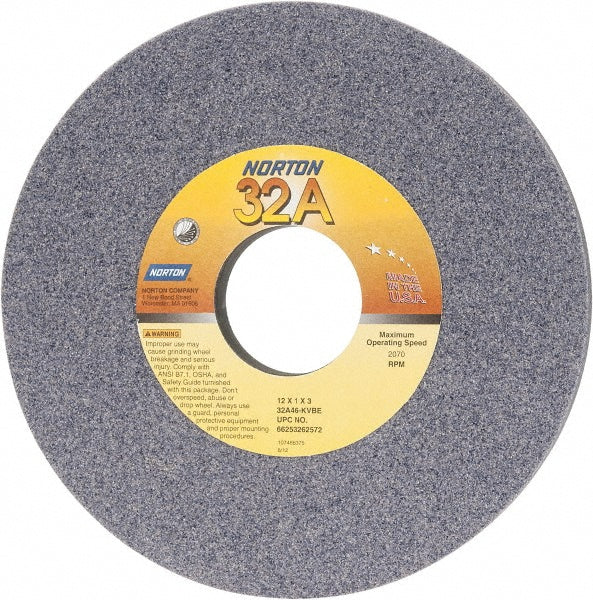 12 x 1" 46-Grit Aluminum Oxide Grinding & Cutoff Wheel - Norton 66253262572