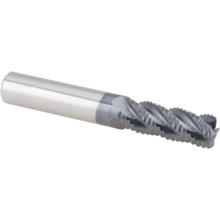 0.375" 4-Flute Solid Carbide Roughing End Mill, AlTiN - ProMax 101-02414