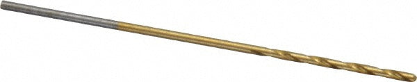 1/32" High Speed Steel Drill Bit, TiN, 135° point - Chicago-Latrobe 41602