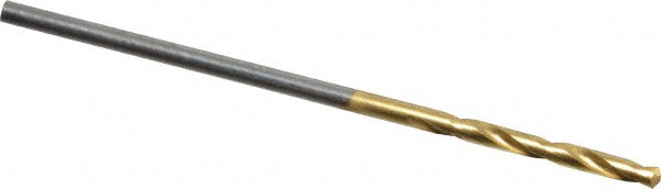 3/64" High Speed Steel Screw Machine Drill Bit, Coated, 135° point - Chicago-Latrobe 48203