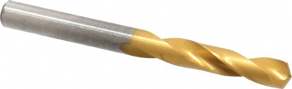 15/64" High Speed Steel Screw Machine Drill Bit, Coated, 135° point - Chicago-Latrobe 48215