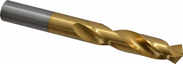 25/64" High Speed Steel Screw Machine Drill Bit, Coated, 135° point - Chicago-Latrobe 48225