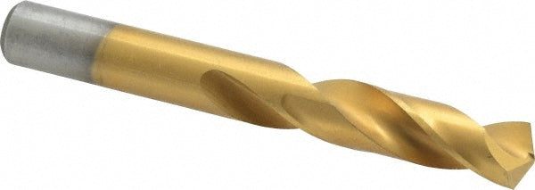 27/64" High Speed Steel Screw Machine Drill Bit, Coated, 135° point - Chicago-Latrobe 48227