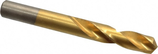 Letter S High Speed Steel Screw Machine Drill Bit, Coated, 135° point - Chicago-Latrobe 48250