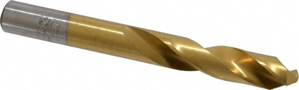 Letter T High Speed Steel Screw Machine Drill Bit, Coated, 135° point - Chicago-Latrobe 48251