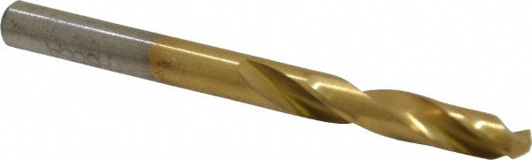 #8 High Speed Steel Screw Machine Drill Bit, Coated, 135° point - Chicago-Latrobe 48378