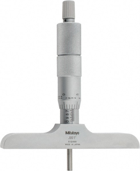 4" Micrometer, 1.2E-4" accuracy - Mitutoyo 129-131