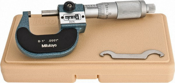 1.0000" Micrometer, 0.000100" accuracy - Mitutoyo 193-211